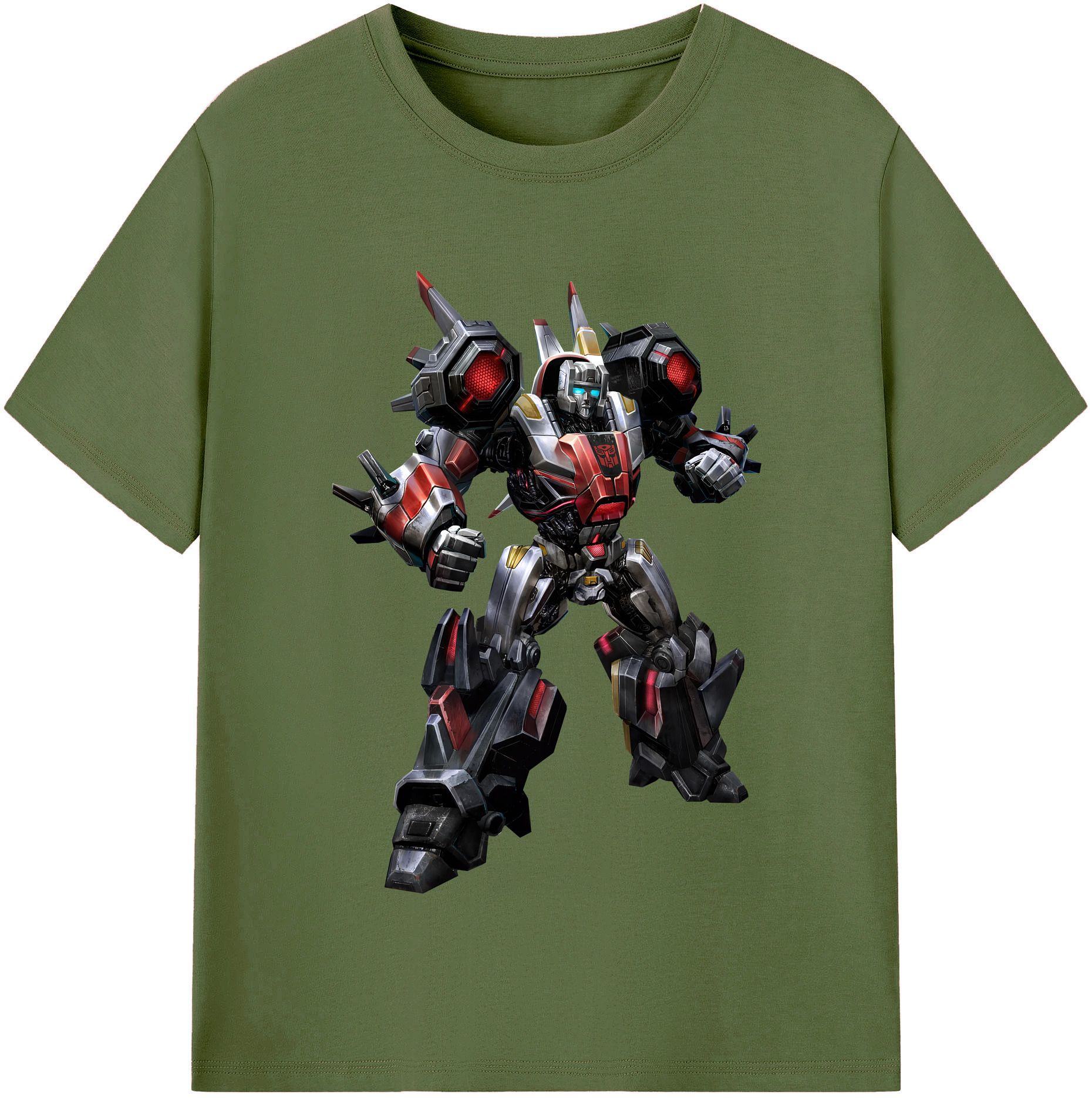 （画像用） Transformers トランスフォーマー 綿100％半袖Tシャツ（フロントプリント）